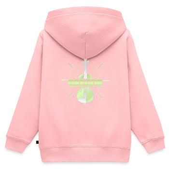 Streichinstrument Gregor - Kinder Premium Organic Zip Hoodie - Rosa - Hinten - AI Model Kid Female (0cm)