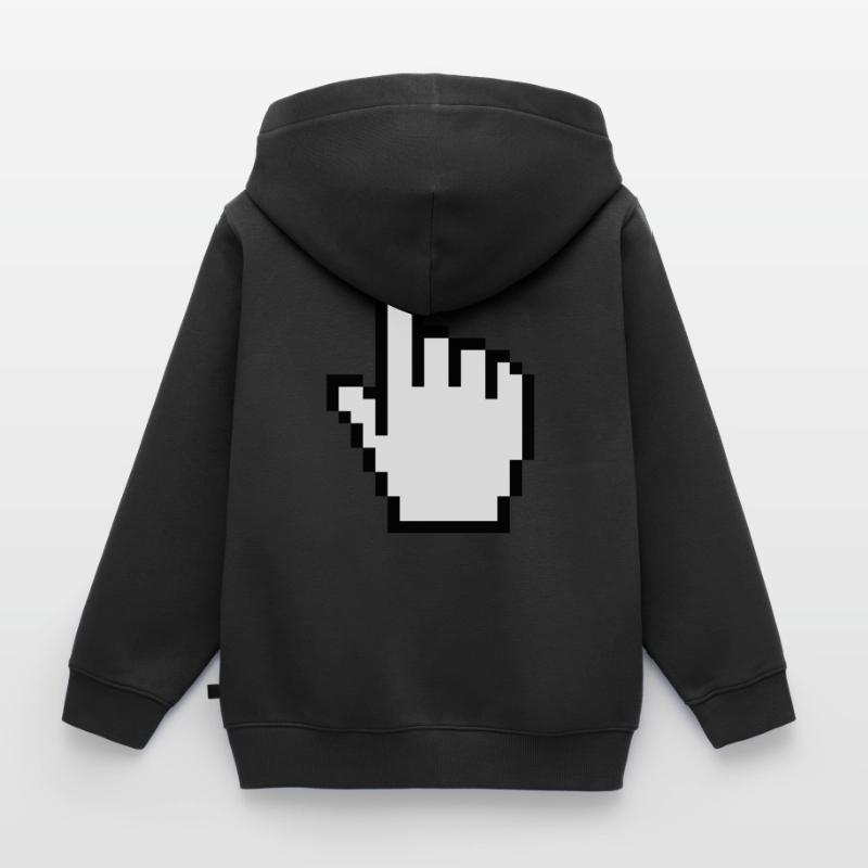 pointer / cursor Kinder Premium Organic Zip Hoodie