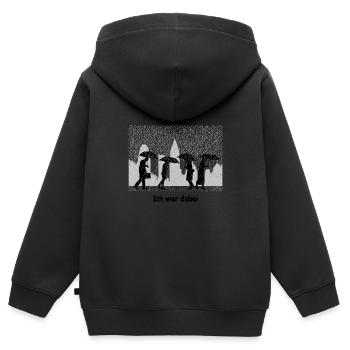 Sommer 2021 Ich war dabei - Kinder Premium Organic Zip Hoodie - Schwarz - Hinten - AI Model Kid Male (0cm)