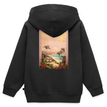 Honduras Catracha Herkunft Geschenk - Kinder Premium Organic Zip Hoodie - Schwarz - Hinten - AI Model Kid Male (0cm)