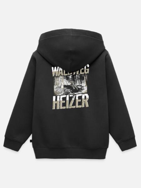 MTB Mountainbiker - Waldweg Heizer - Kinder Premium Organic Zip Hoodie - Schwarz