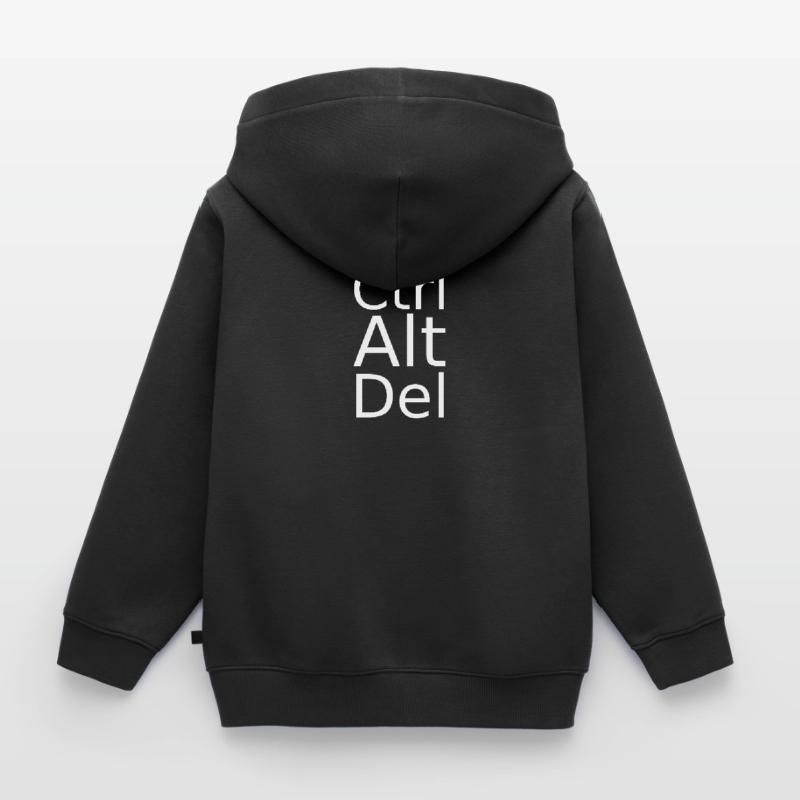 informatik, informatiker, programmierer, software Kinder Premium Organic Zip Hoodie