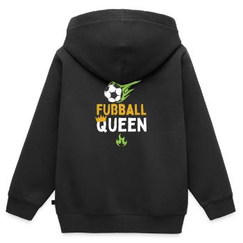 Elfter Geburtstag 11 Mädchen Eleven Herz Elf Jahre - Kinder Premium Organic Zip Hoodie - Schwarz - Hinten - AI Model Kid Male (0cm)