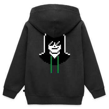 G25 Geek With Hoodie - Kids Premium Organic Zip-up Hoodie - black - Back - AI Model Kid Male (0cm)