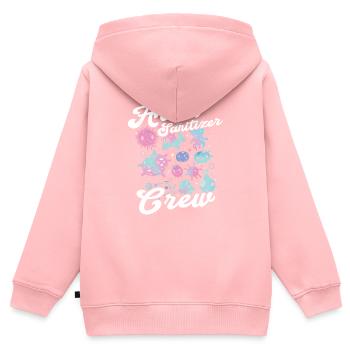 Désinfectant pour les mains Lavage des mains - Sweat Premium à capuche zippé enfant bio - rose - Dos - AI Model Kid Female (0cm)