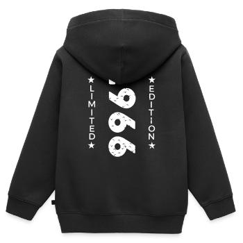 1966 LIMITED EDITION - Kids Premium Organic Zip-up Hoodie - black - Back - AI Model Kid Male (0cm)