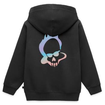 Logo Mansi Venice - Kinder Premium Organic Zip Hoodie - Schwarz - Hinten - AI Model Kid Male (0cm)
