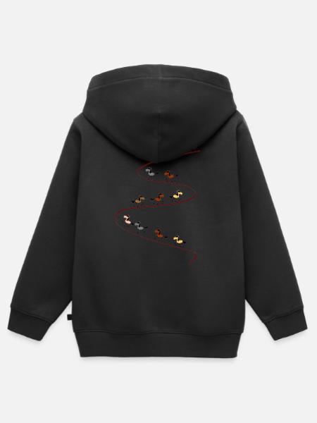 Islandpferde - Kinder Premium Organic Zip Hoodie -