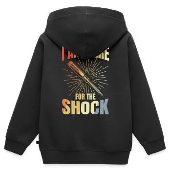 Electrical Engineer Saying - Kids Premium Organic Zip-up Hoodie - black - Back - AI Model Kid Male (0cm)