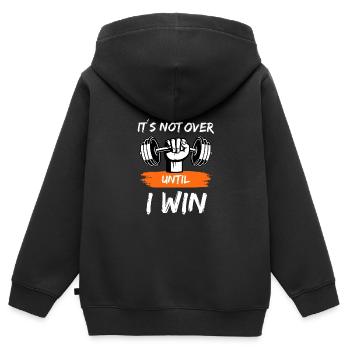 Entraînement de musculation Gym Drive Challenge Ambition - Sweat Premium à capuche zippé enfant bio - noir - Dos - AI Model Kid Male (0cm)