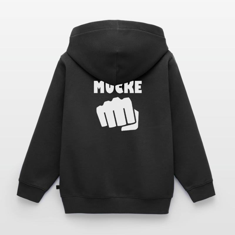 Mücke Kinder Premium Organic Zip Hoodie