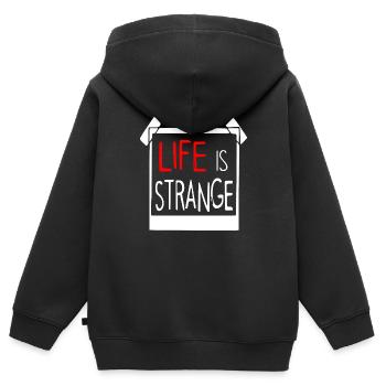 Life is strange - Kids Premium Organic Zip-up Hoodie - black - Back - AI Model Kid Male (0cm)