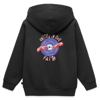 Fête - Sweat Premium à capuche zippé enfant bio - noir - Dos - AI Model Kid Male (0cm)