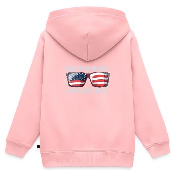 Network Engineer - Kids Premium Organic Zip-up Hoodie - rose - Back - AI Model Kid Female (0cm)