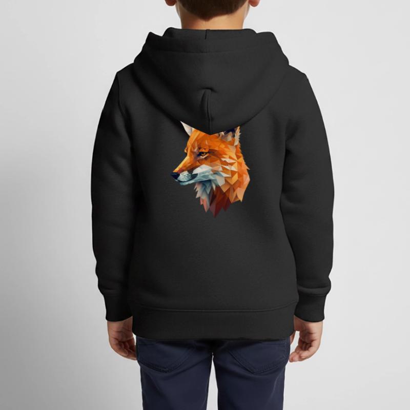 FOX Kinder Premium Organic Zip Hoodie