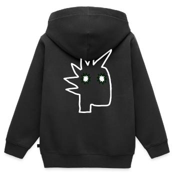 Punk Rock Pogo Anarchy Punks Punk Rocker Punk - Kids Premium Organic Zip-up Hoodie - black - Back - AI Model Kid Male (0cm)