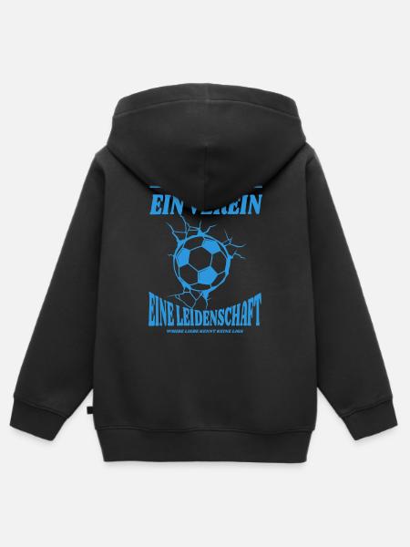 Duisburg Fußball Fan Geschenk - Kinder Premium Organic Zip Hoodie - Schwarz