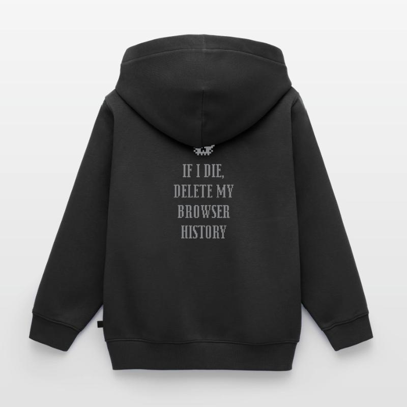 Internet WWW Webmaster Computer Nerd Gift Kids Premium Organic Zip-up Hoodie
