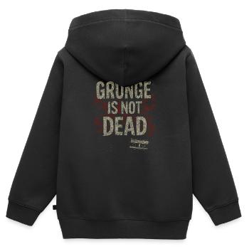 Grunge is not dead - Kids Premium Organic Zip-up Hoodie - black - Back - AI Model Kid Male (0cm)
