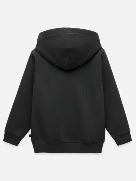 Originalrahmen ungewöhnlich - Kinder Premium Organic Zip Hoodie - Schwarz