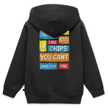 Haustier Nachtaktiv Tierliebhaber Tierschutz - Kinder Premium Organic Zip Hoodie - Schwarz - Hinten - AI Model Kid Male (0cm)