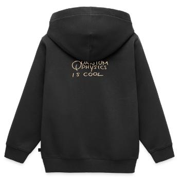 Quantenphysiker Geschenk - Kinder Premium Organic Zip Hoodie - Schwarz - Hinten - AI Model Kid Male (0cm)