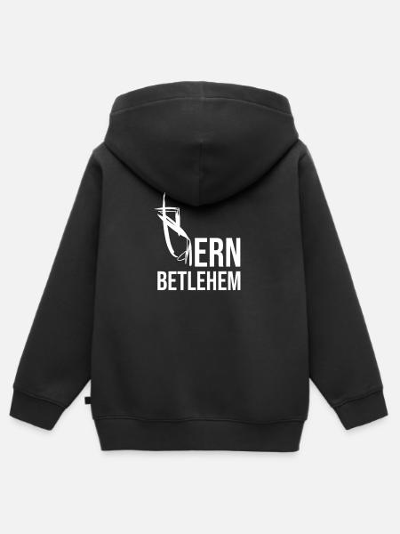 Bern Betlehem - Kinder Premium Organic Zip Hoodie - Schwarz