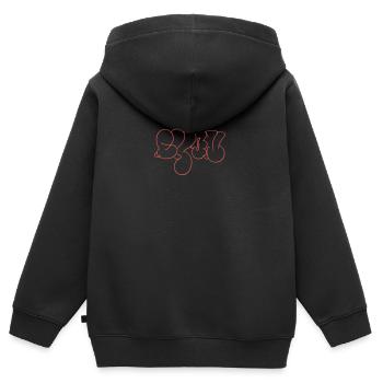 Lyon Street Art Souvenir - Kinder Premium Organic Zip Hoodie - Schwarz - Hinten - AI Model Kid Male (0cm)