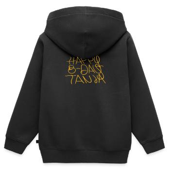 Happy B-Day Tanja Bucket Hat - Kids Premium Organic Zip-up Hoodie - black - Back - AI Model Kid Male (0cm)