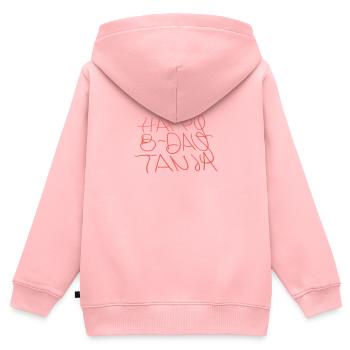 Tanja's Kochschürze - Kinder Premium Organic Zip Hoodie - Rosa - Hinten - AI Model Kid Female (0cm)