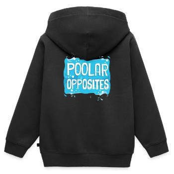 Pool Guy Cleaner Pool Service - Kinder Premium Organic Zip Hoodie - Schwarz - Hinten - AI Model Kid Male (0cm)