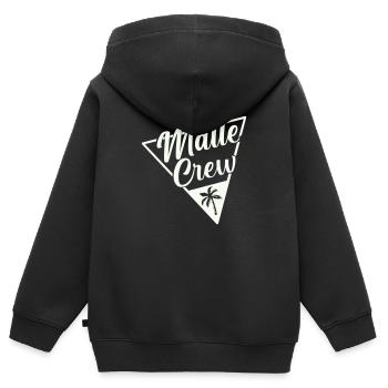 Malle Crew Mallorca - Sweat Premium à capuche zippé enfant bio - noir - Dos - AI Model Kid Male (0cm)