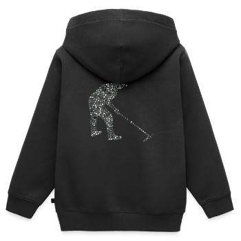 Gartenarbeit - Kinder Premium Organic Zip Hoodie - Schwarz - Hinten - AI Model Kid Male (0cm)