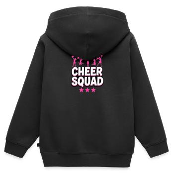 Cheerleading Cheer Squad Cheer Squad - Kinder Premium Organic Zip Hoodie - Schwarz - Hinten - AI Model Kid Male (0cm)