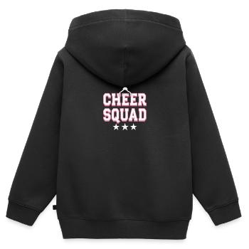 Cheerleading Cheer Squad Cheer Squad - Kinder Premium Organic Zip Hoodie - Schwarz - Hinten - AI Model Kid Male (0cm)