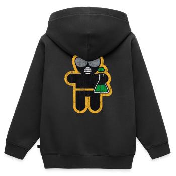 Berufbekleidung und Accessoires: der Chemiker - Kinder Premium Organic Zip Hoodie - Schwarz - Hinten - AI Model Kid Male (0cm)