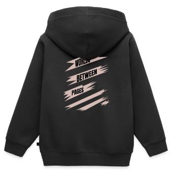 book recommendations classic literature reading - Kinder Premium Organic Zip Hoodie - Schwarz - Hinten - AI Model Kid Male (0cm)