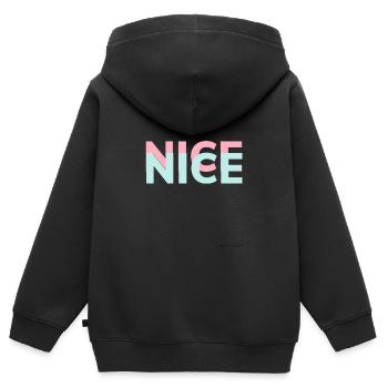 Fischerhut Nizza Anglerhut - Kinder Premium Organic Zip Hoodie - Schwarz - Hinten - AI Model Kid Male (0cm)