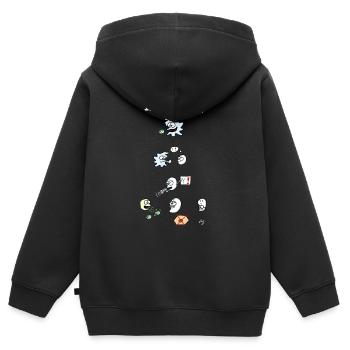 Immunologie - Sweat Premium à capuche zippé enfant bio - noir - Dos - AI Model Kid Male (0cm)