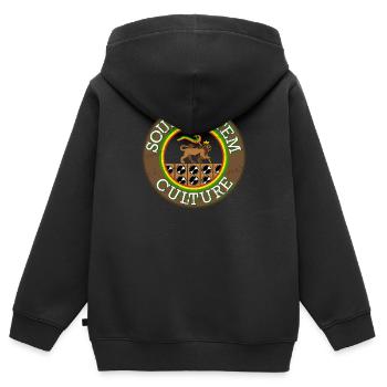 Reggae Reggae Soundsystem - Kinder Premium Organic Zip Hoodie - Schwarz - Hinten - AI Model Kid Male (0cm)