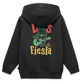 Cinco de Mayo Fiesta mexikanische Party - Kinder Premium Organic Zip Hoodie - Schwarz - Hinten - AI Model Kid Male (0cm)