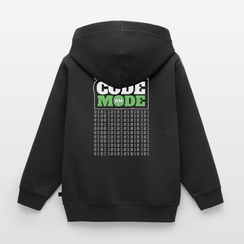 Codemodus An – Programmierung von Softwareentwickler Programmierer Kinder Premium Organic Zip Hoodie