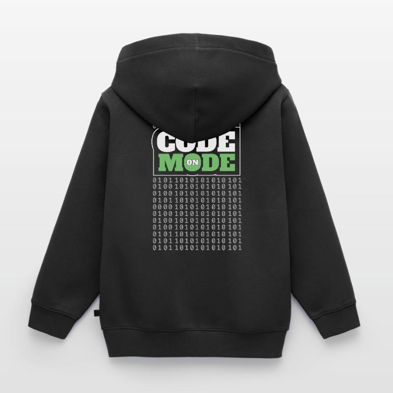 Codemodus An – Programmierung von Softwareentwickler Programmierer Kinder Premium Organic Zip Hoodie