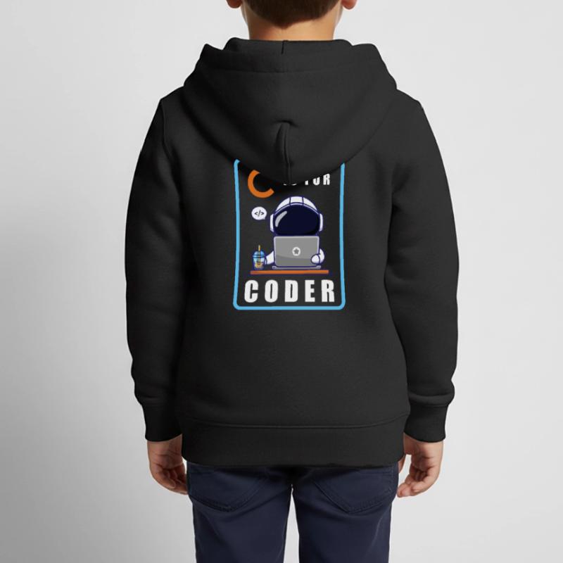 Programmer Coder Software Developer Kids Premium Organic Zip-up Hoodie