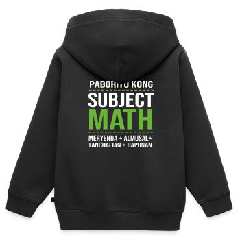 Philippinisch Philippinen - Kinder Premium Organic Zip Hoodie - Schwarz - Hinten - AI Model Kid Male (0cm)