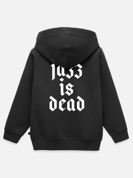 Jazz ist tot - Kinder Premium Organic Zip Hoodie - Schwarz