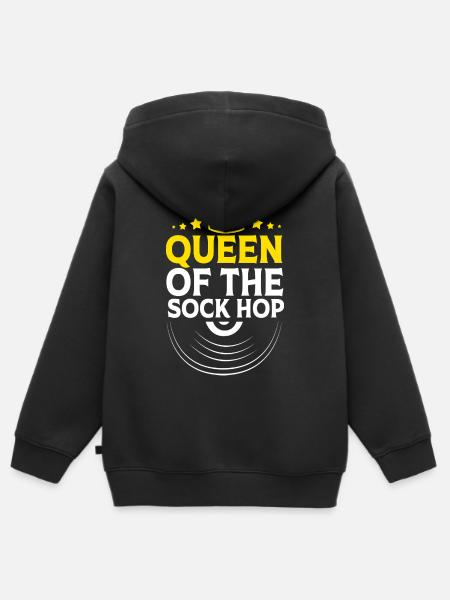 Sock Hop - Kinder Premium Organic Zip Hoodie - Schwarz