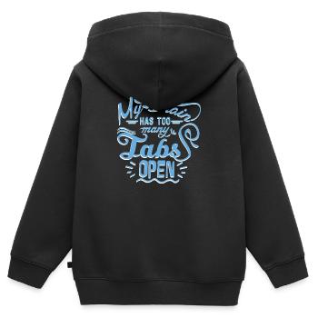 My Brain has to many Tabs open - Kinder Premium Organic Zip Hoodie - Schwarz - Hinten - AI Model Kid Male (0cm)