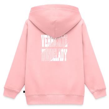 Birthday Workout Tips Statement - Kids Premium Organic Zip-up Hoodie - rose - Back - AI Model Kid Female (0cm)
