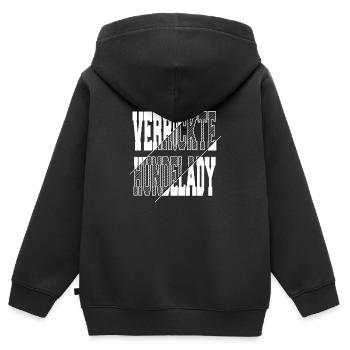 Birthday Workout Tips Statement - Kids Premium Organic Zip-up Hoodie - black - Back - AI Model Kid Male (0cm)